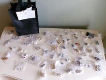Large Lot of clip-on earrings. All individually packaged