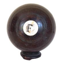 Antique Wooden Lawn Bowling Ball