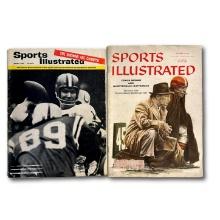 Two Vintage Sports Illustrated Magazines - 1956, 1965