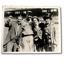 Vintage New York Yankees and Marx Brothers Photographic Reprint 8" x 10"