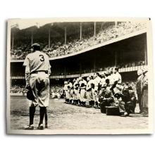 Vintage Photographic Reprint Babe Ruth Final Appearance at Yankee Stadium 8" x 10"