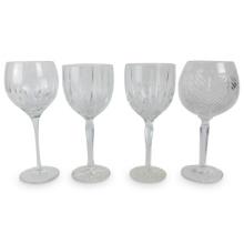 Four Vintage Assorted Balloon Wine Glasses