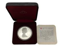 1985 Canadian National Parks Commemorative Silver Dollar - 50% Silver
