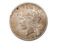 1923-S Toned Peace Dollar