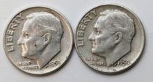 Lot of 2 Silver Dimes