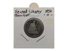 FEATURE 1856-O Seated Liberty Quarter