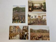 NAZI GERMANY PHOTO CARDS LOT OF 5