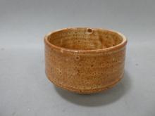Warren MacKenzie Art Pottery Tea Bowl Yunomi Chawan w/ Shino Glaze
