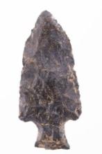 A 3-1/4" Bottleneck Point made of Patinated Coshocton Chert