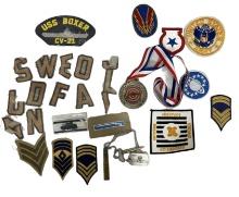 Army Memorabilia and Patches Collection