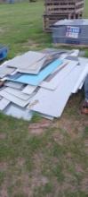ASSORTMENT PIECES OF HOUSE SIDING