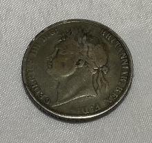 1821 King George IV Silver Coin