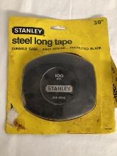 Stanley 3/8" x 100' Steel Long Tape Measure