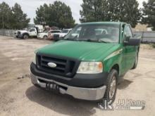 (Castle Rock, CO) 2007 Ford F150 Pickup Truck Runs & Barely Moves, Missing Battery & Dies when Jump