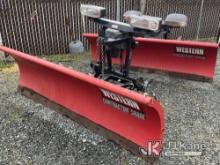 (Tacoma, WA) 2012 SNOW PLOW 8 FT s/n 40579 NOTE: This unit is being sold AS IS/WHERE IS via Timed Au