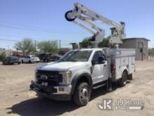 (Phoenix, AZ) Altec AT37G, Articulating & Telescopic Bucket Truck mounted behind cab on 2017 Ford F5