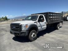 (Salt Lake City, UT) 2016 Ford F550 Flatbed Truck Runs & Moves