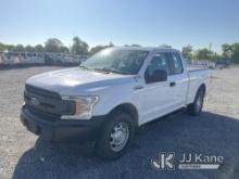 2019 Ford F150 4x4 Extended-Cab Pickup Truck Runs & Moves) (Cracked Windshield, Check Engine Light O