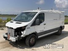 (Westlake, FL) 2017 Ford Transit-250 Cargo Van Dealer Only) (Runs & Moves) (Vehicle Wrecked, Airbags
