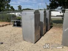 (Villa Rica, GA) 3 Qty Aluminum Cabinets NOTE: This unit is being sold AS IS/WHERE IS via Timed Auct