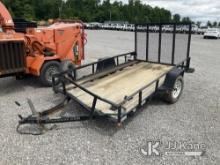 (Verona, KY) 2022 Gatormade S/A Tagalong Trailer No Title) (Wrecked, Bent Frame) (BUYER MUST LOAD