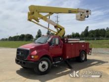 (Mayfield, KY) HiRanger TL50M, Articulating & Telescopic Material Handling Bucket Truck mounted behi