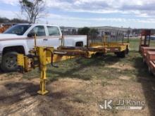 (Byram, MS) 2012 CZ Engineering CZ12KP S/A Extendable Pole Trailer Pintle Ring, Electric Brakes, 7-w