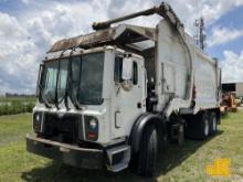 (Westlake, FL) 2016 Mack MRU613 Front Load T/A Trash Truck, (Municipality Owned) Runs & Moves) (Alar