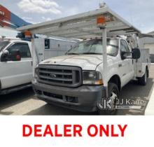 (Dixon, CA) Altec AT35G, Bucket Truck mounted behind cab on 2004 Ford F550 Utility Truck Does not Ru