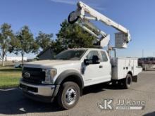 (Dixon, CA) Altec AT40G, Articulating & Telescopic Bucket Truck mounted behind cab on 2019 Ford F550