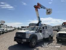 (Dixon, CA) Altec AT37G, Articulating & Telescopic Bucket Truck mounted behind cab on 2012 Ford F550