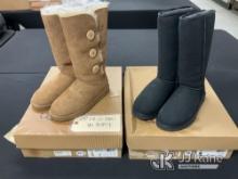 2 Pairs Of Boots Size 7 (New) NOTE: This unit is being sold AS IS/WHERE IS via Timed Auction and is 