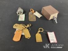 Keychains | luggage tags | authenticity unknown (Used ) NOTE: This unit is being sold AS IS/WHERE IS