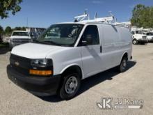 2022 Chevrolet Express G2500 Cargo Van Runs & Moves) (Jump to Start, Wrecked, Significant Damage to 