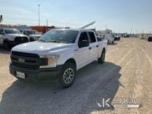 2019 Ford F150 Crew-Cab Pickup Truck Runs & Moves) (Runs Rough, Body Damage, Check Engine Light On,