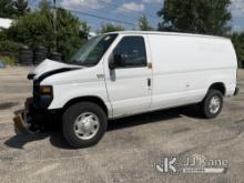2012 Ford E250 Cargo Van Not Running & Condition Unknown) (Wrecked, Does Not Crank-Motor Locked