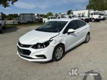2017 Chevrolet Cruze 4-Door Sedan Runs & Moves) (Wrecked, Check Engine Light On, Damaged to Front of