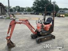 (South Beloit, IL) 2012 Kubota K008-3 Mini Hydraulic Excavator Runs, Moves, Operates