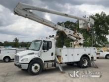 (South Beloit, IL) Altec AA55-MH, Articulating & Telescopic Bucket Truck mounted on 2016 Freightline