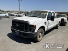 2009 Ford F250 Crew-Cab Pickup Truck Run & Moves) (Missing Cat, Check Engine Light Is On