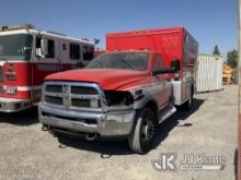 2014 RAM 4500 Ambulance/Rescue Vehicle, Def System Not Running, Missing Headlights (Will Need To Be 