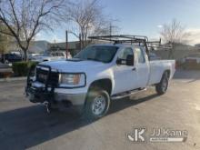 2012 GMC Sierra 2500HD Pickup Truck Runs & Moves, Damage To Passenger Side Bed, Rear Passenger Windo