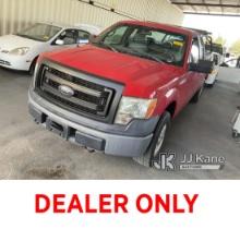 2013 Ford F150 4x4 Extended-Cab Pickup Truck Runs & Moves, Paint Damage, Body Damage, Drive Cycle Wi