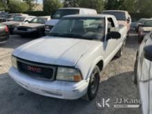 2002 GMC Sonoma Extended-Cab Pickup Truck Cranks But Not Running, Missing Both Tail Lights