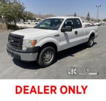 2014 Ford F150 Extended-Cab Pickup Truck Runs & Moves, Check Engine Light On