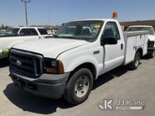 2006 Ford F-250 SD Utility Truck Runs & Moves
