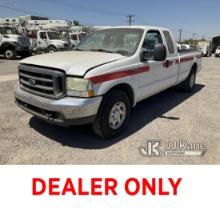 2004 Ford F250 Extended-Cab Pickup Truck Does Not Run (Will Need To Be Towed)