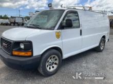 2013 GMC Savana G1500 AWD Cargo Van Runs & Moves, Body & Rust Damage