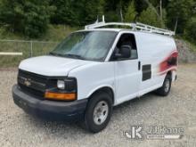 2012 Chevrolet Express G2500 Cargo Van Runs & Moves) (Cargo Area Full Of Trash, Rusted Frame, Body &