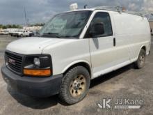 2013 GMC Savana G1500 AWD Cargo Van Runs & Moves, Body & Rust Damage